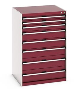 40028033.** Bott Cubio drawer cabinet with overall dimensions of 800mm wide x 750mm deep x 1200mm high...